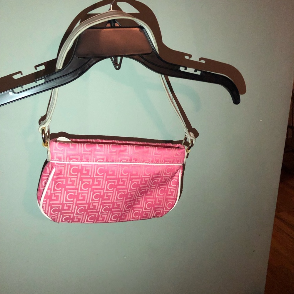 Pink Patterned Mini Shoulder Bag - Picture 3 of 5